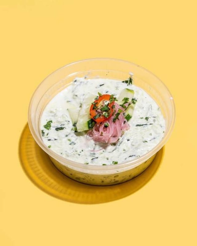Yogurt Cucumber Party Dip.
