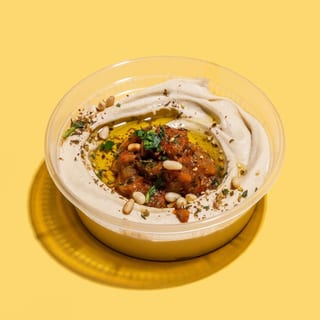 Smokey and Spicy eggplant hummus